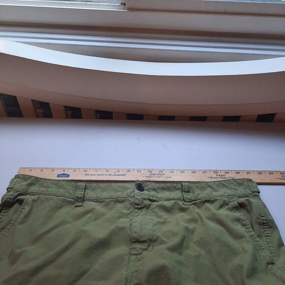 Madewell Cargo Pants Womens 16W Olive Low Slung Slouch Straight Utility Military - Picture 10 of 13
